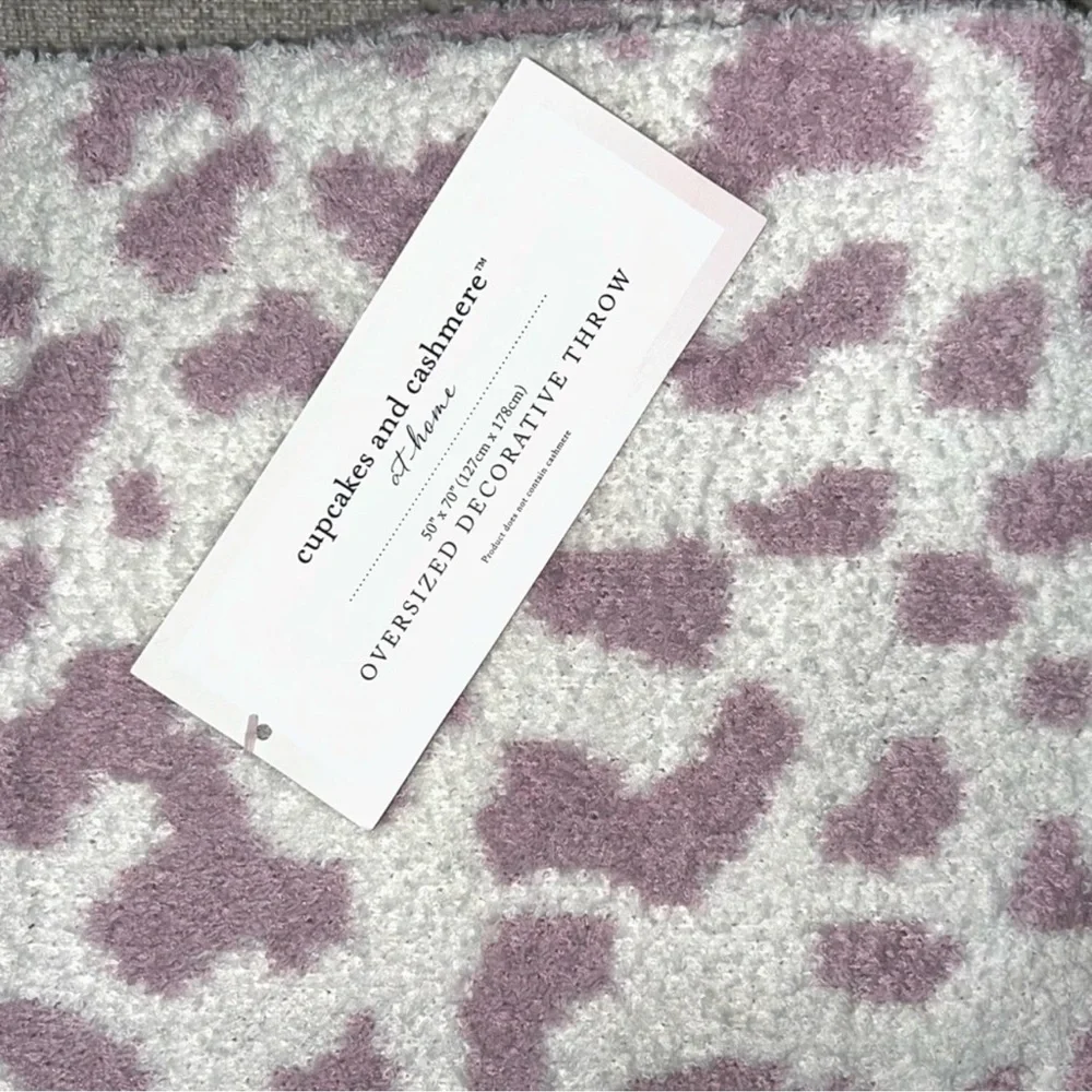 Pink Leopard Blanket Throw